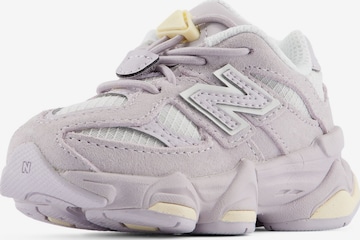 Sneaker '9060' di new balance in lilla: frontale