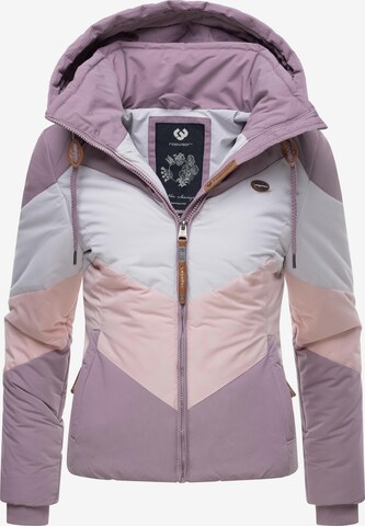 Veste fonctionnelle 'Novva' Ragwear en violet : devant