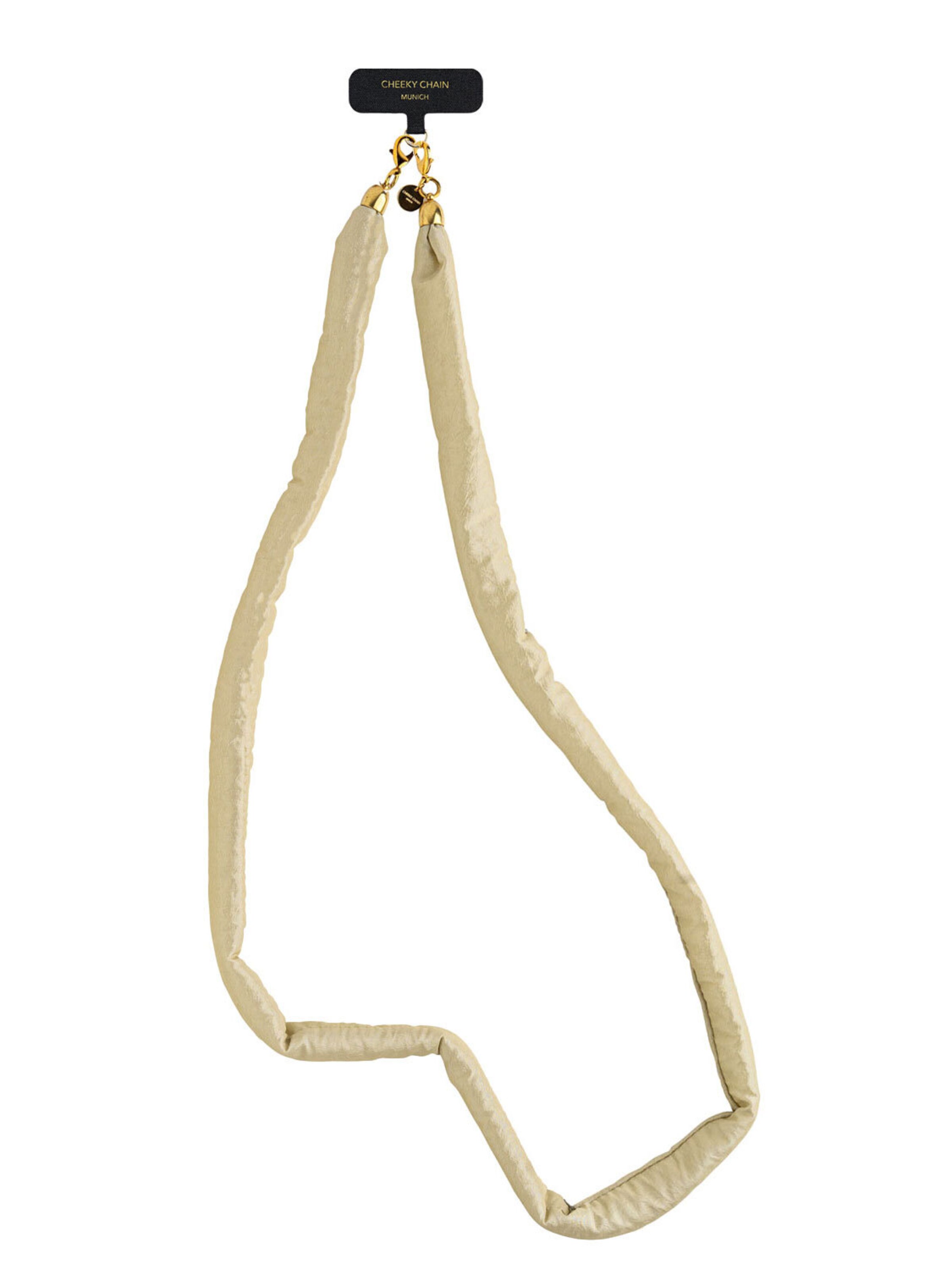 Cheeky Chain Munich Smartphonehoesje 'Toni' in Beige: voorkant