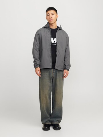 JACK & JONES Преходно яке 'JJEURBAN' в сиво