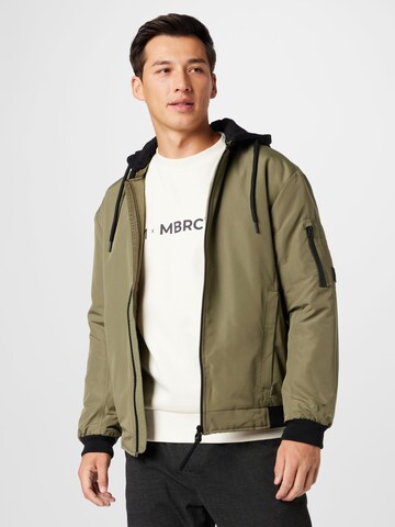 TOM TAILOR DENIM Between-season jacket in Green: front