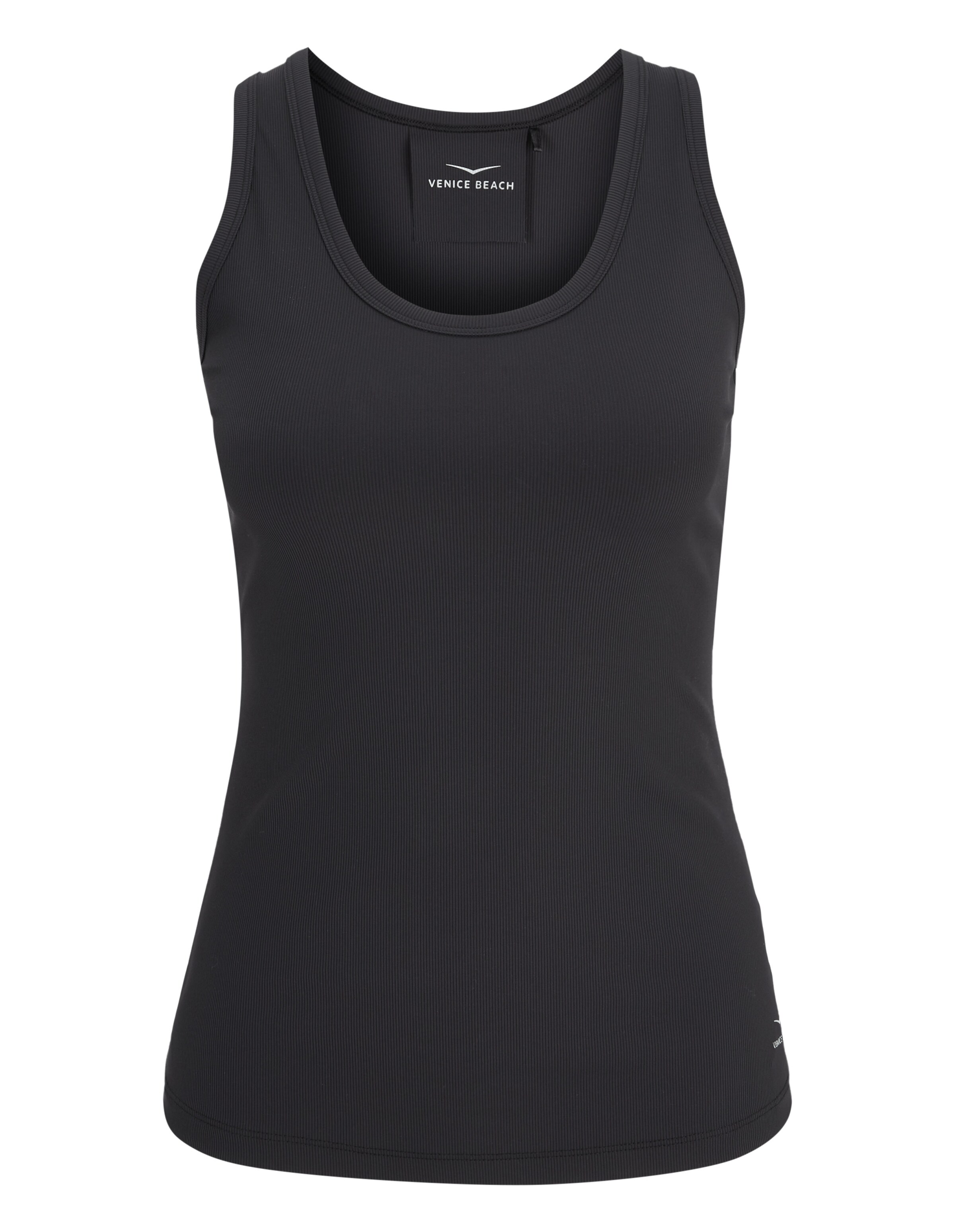 VENICE BEACH Sports Top in Black: front