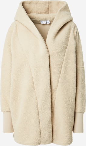 Noisy may Fleece Jacket in Beige: front