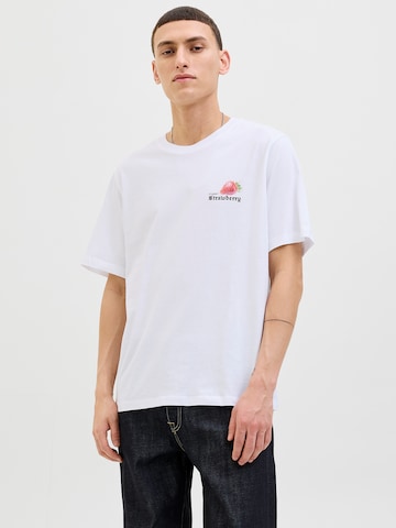 JACK & JONES T-Shirt 'JORBRADLEY' in Weiß