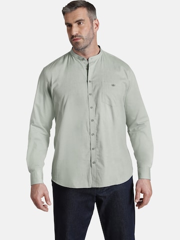 Fit confort Chemise 'Earl Alec' Charles Colby en gris : devant