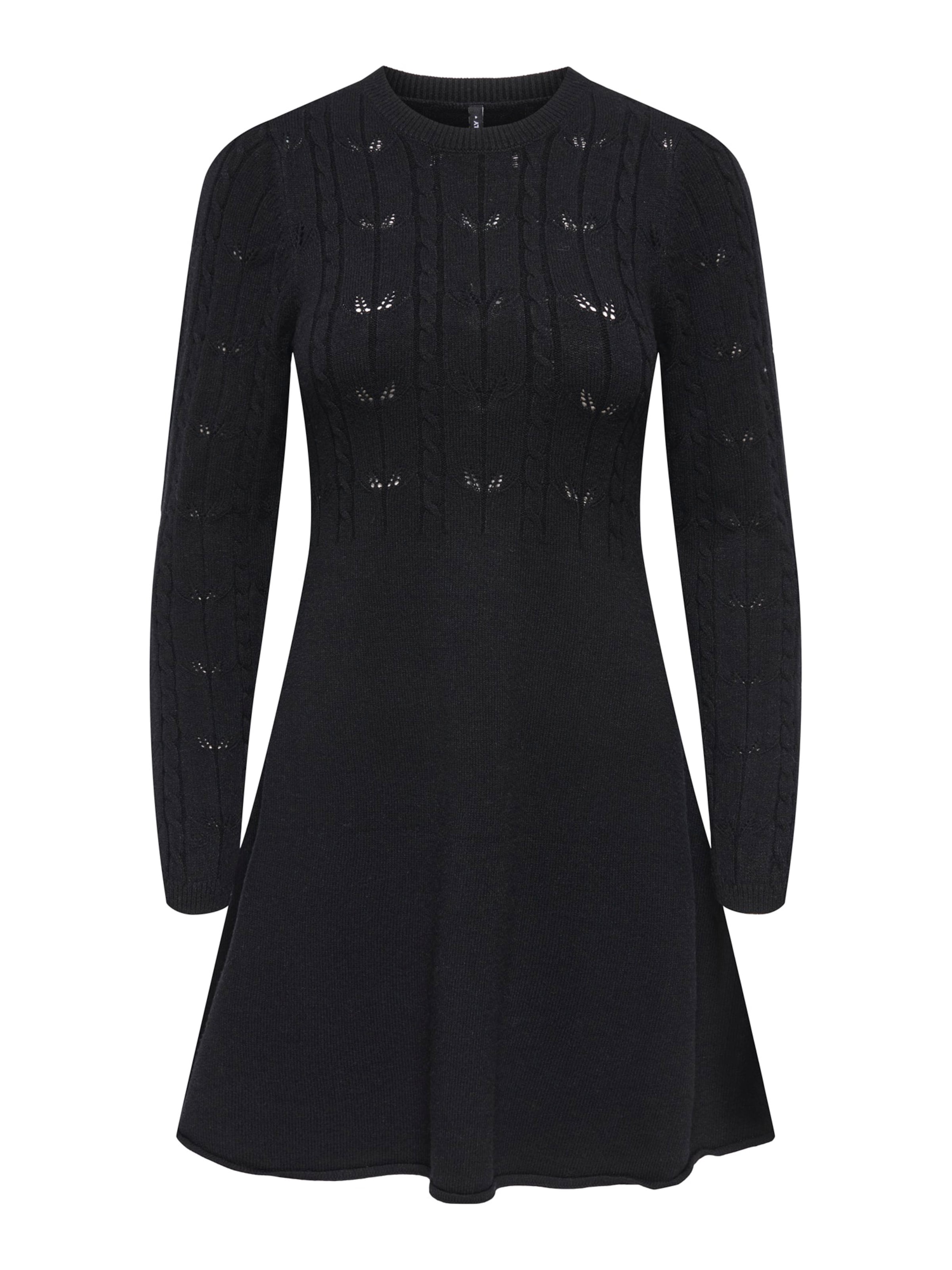 Robes en maille 'ONLKATIA' ONLY en noir : devant