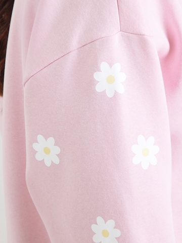 PIECES Sweatshirt 'PCKALINKA' in Roze
