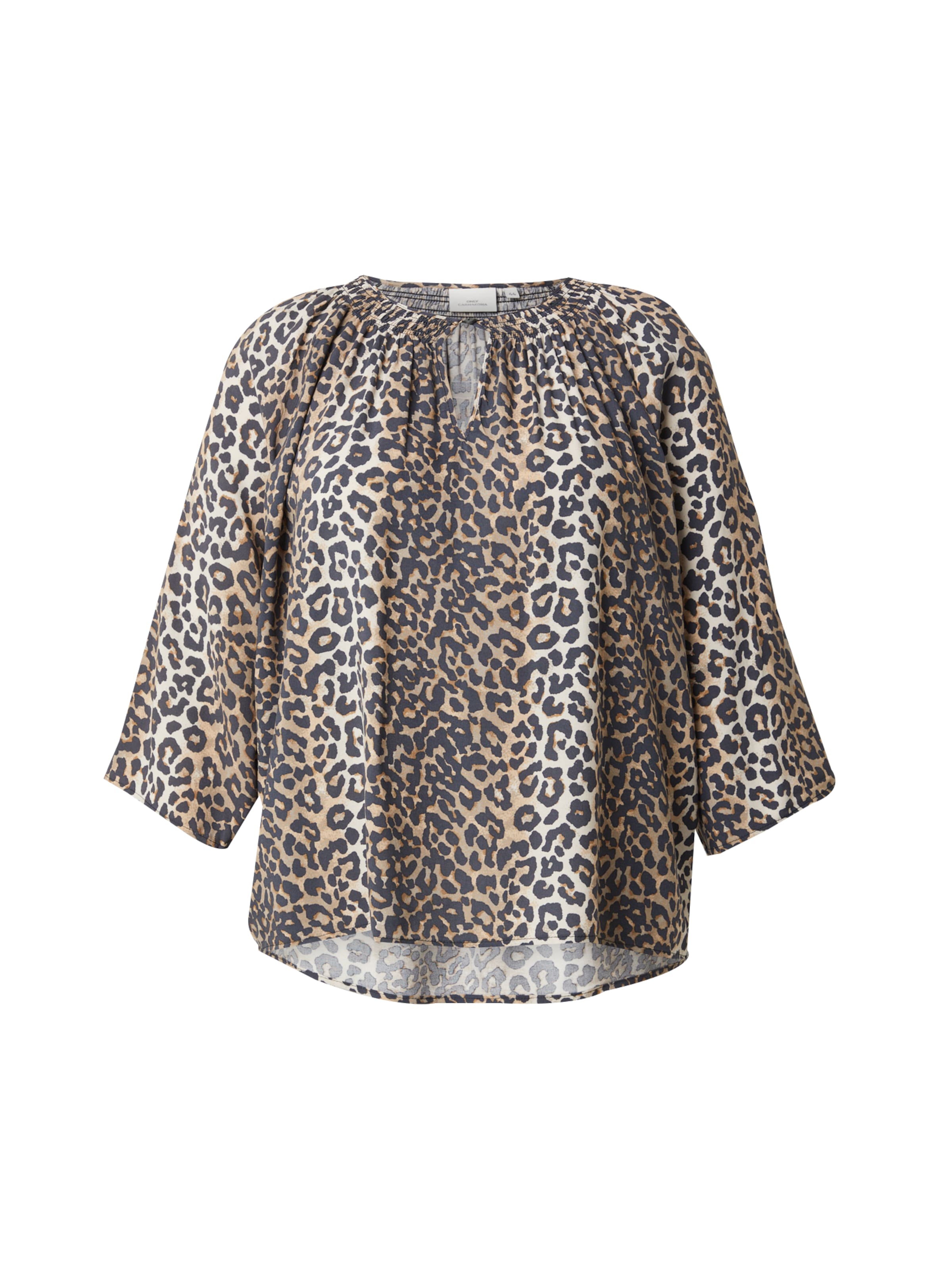 Camicia da donna 'CARNova' di ONLY Carmakoma in marrone: frontale