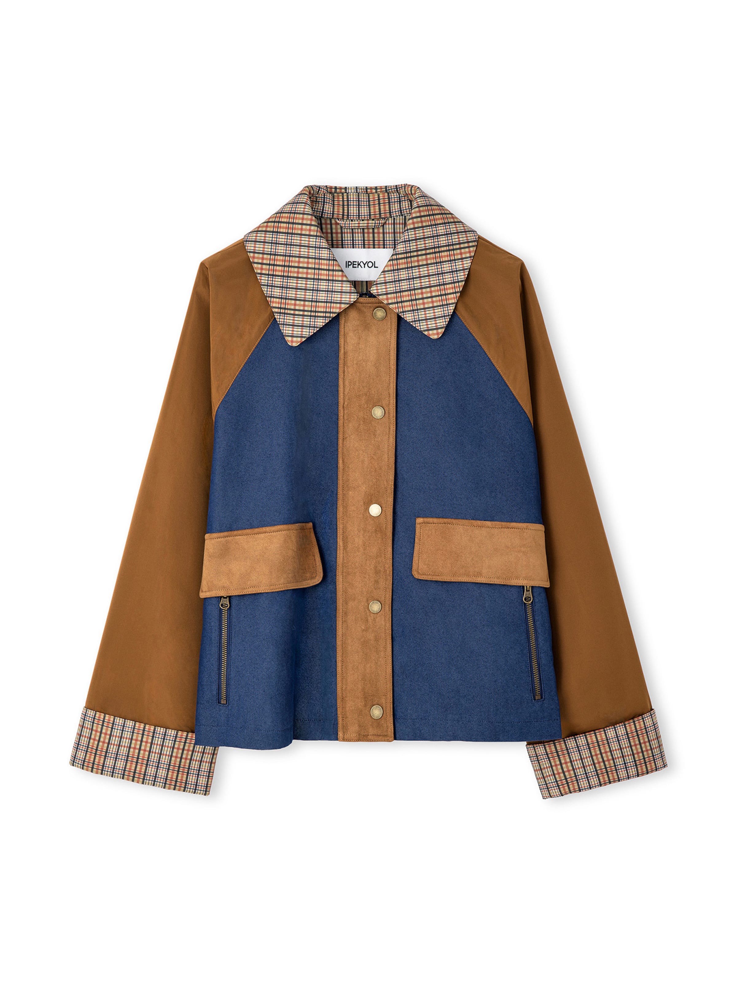 Ipekyol Tussenjas in Blauw: voorkant