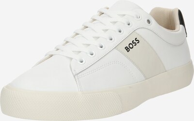 BOSS Sneaker 'Aiden Tenn' in beige / schwarz / weiß, Produktansicht