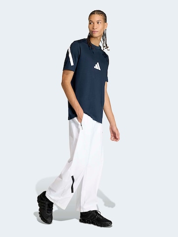 Loosefit Pantalon de sport 'Z.N.E.' ADIDAS SPORTSWEAR en blanc : devant