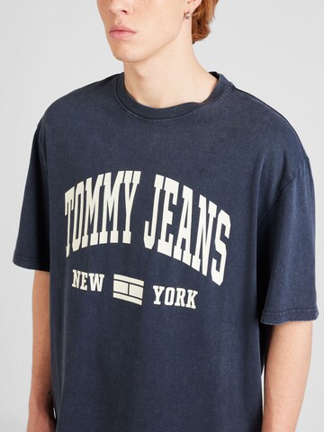 Tommy Jeans Shirt 'VARSITY' in Blauw