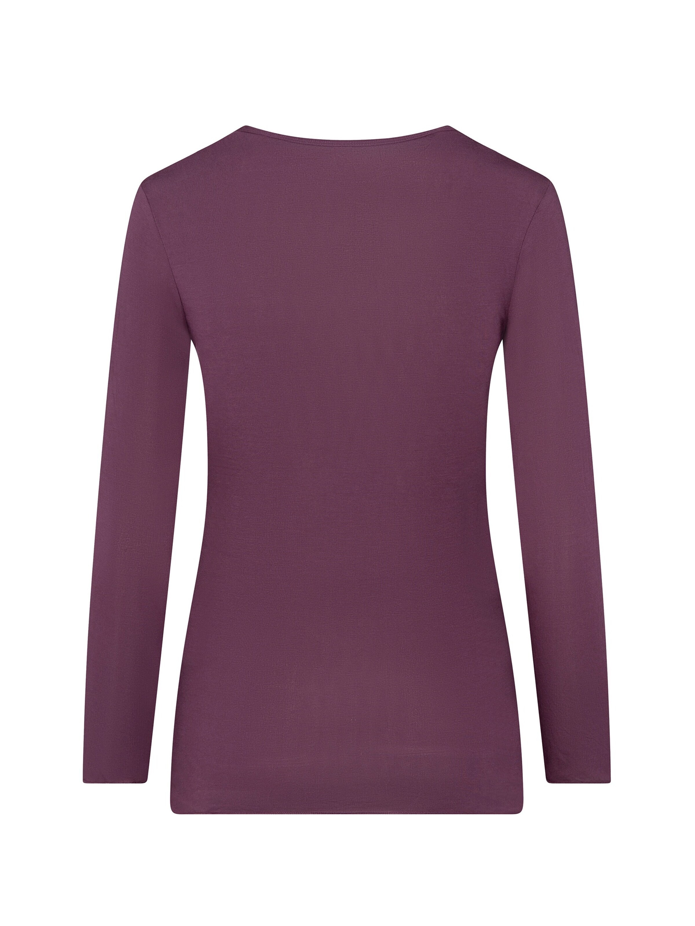 Ciocca - Camiseta térmica 'Maglia Intima con Pizzo in Cashmere Modal Scollo a V' en lila