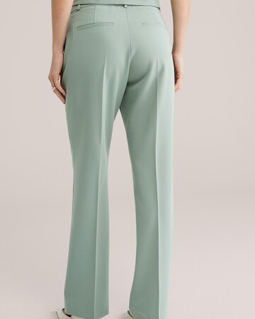 WE Fashion Буткат Штаны в Зеленый