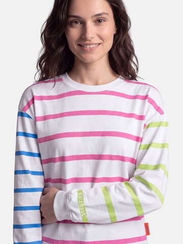 salzhaut Sweatshirt 'Dameln' in Wit: voorkant