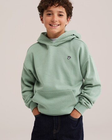 WE Fashion - Sweatshirt em verde: frente