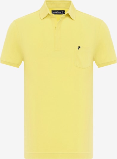 DENIM CULTURE T-shirt ' ALARIC ' i gul / svart, Produktvy