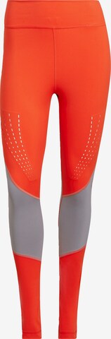 Skinny Pantaloni sportivi 'True Purpose' di ADIDAS BY STELLA MCCARTNEY in arancione: frontale