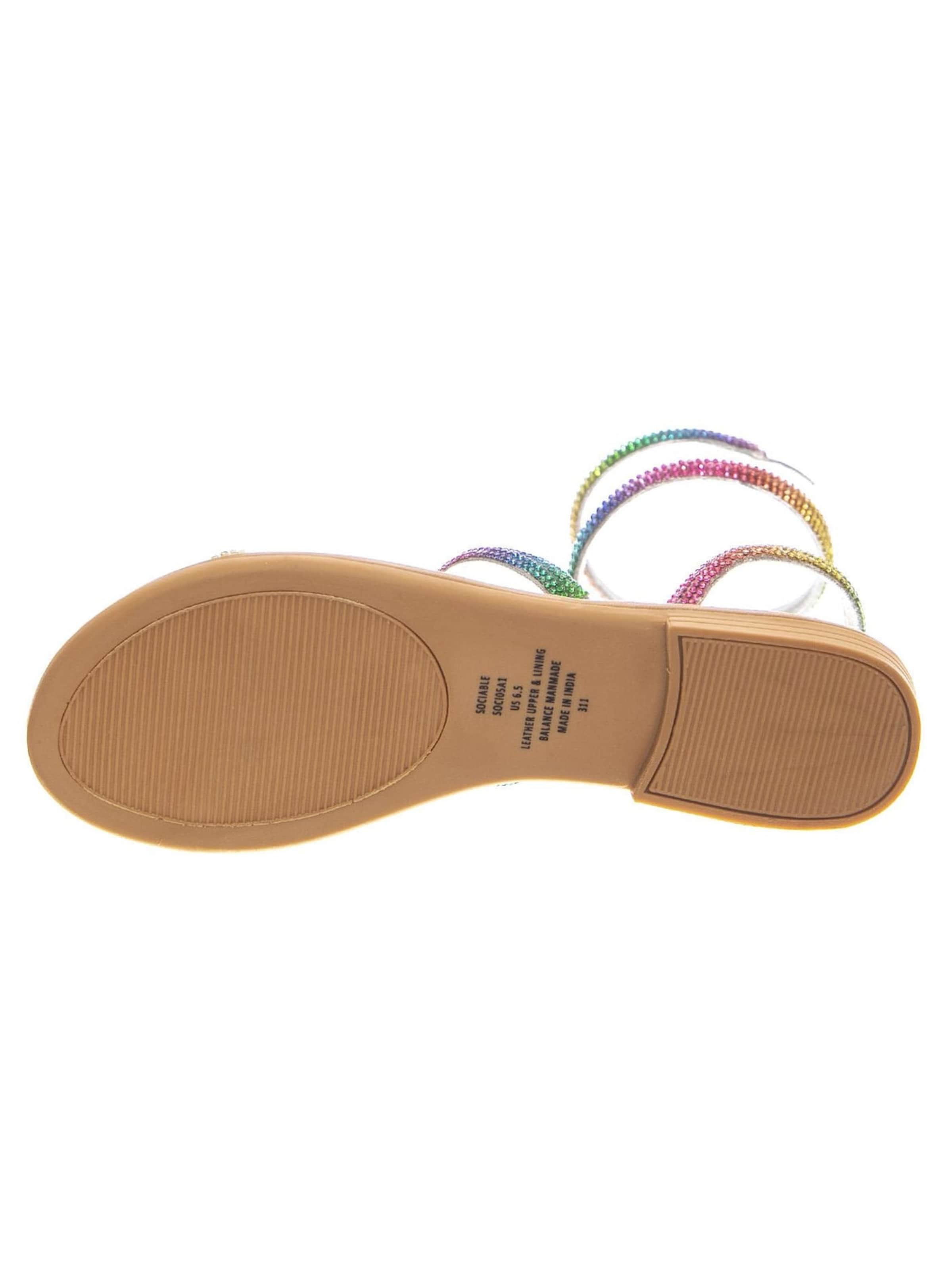 Sandalo 'Sociable Rainbow Sandals' di STEVE MADDEN in colori misti