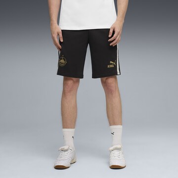 PUMA Regular Sportbroek 'FC Red Bull Salzburg King' in Zwart: voorkant