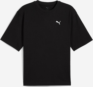 PUMA Shirt 'Wardrobe Ess' in Black: front
