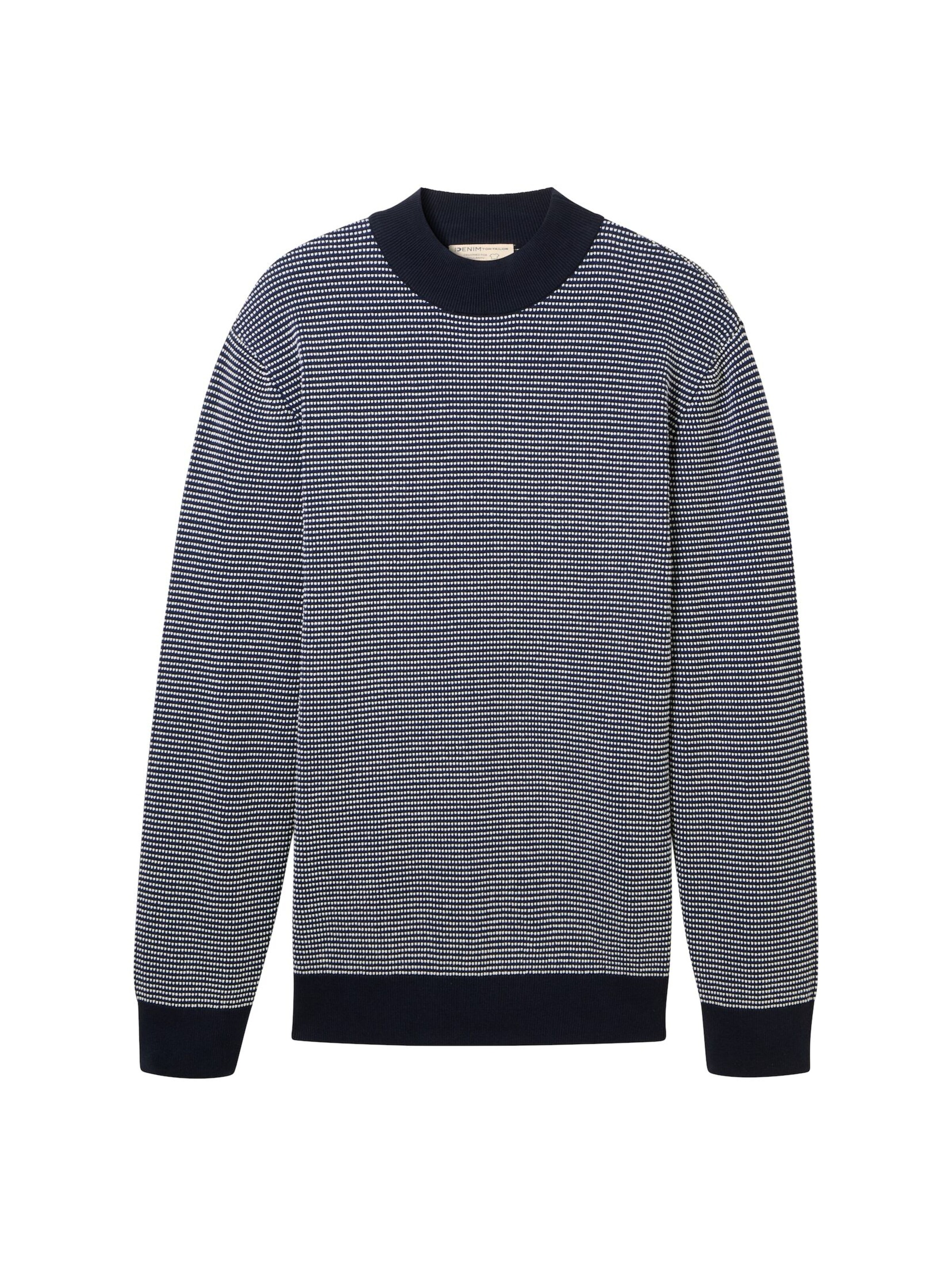 TOM TAILOR DENIM Sweater in Blue: front