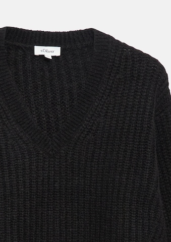 Pull-over s.Oliver en noir : devant