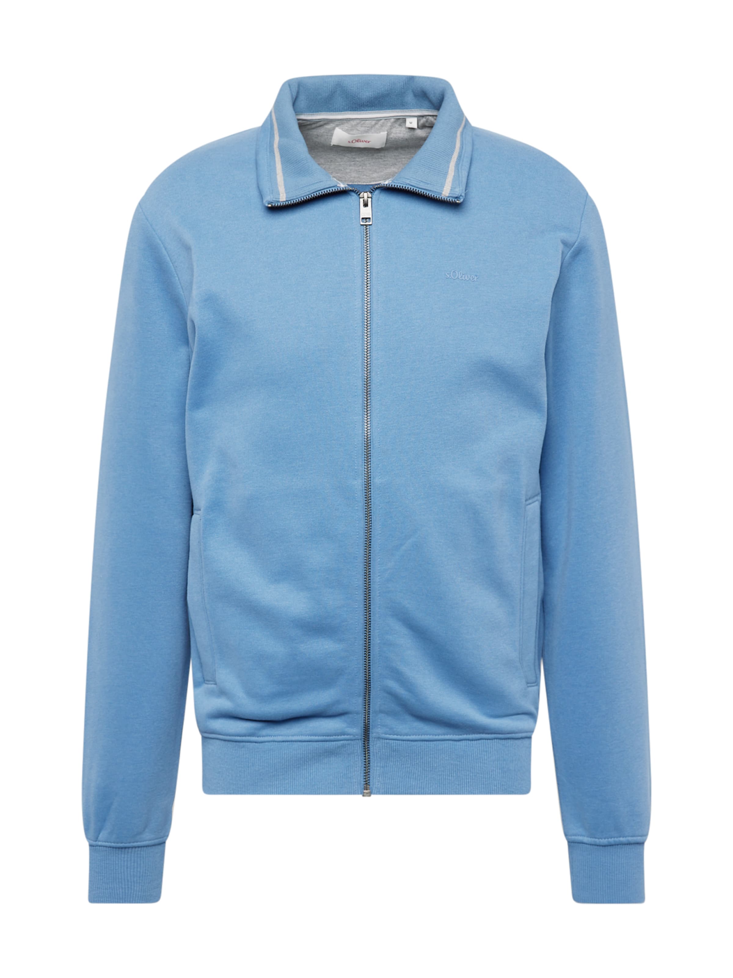 s.Oliver Sweat jacket in Blue: front