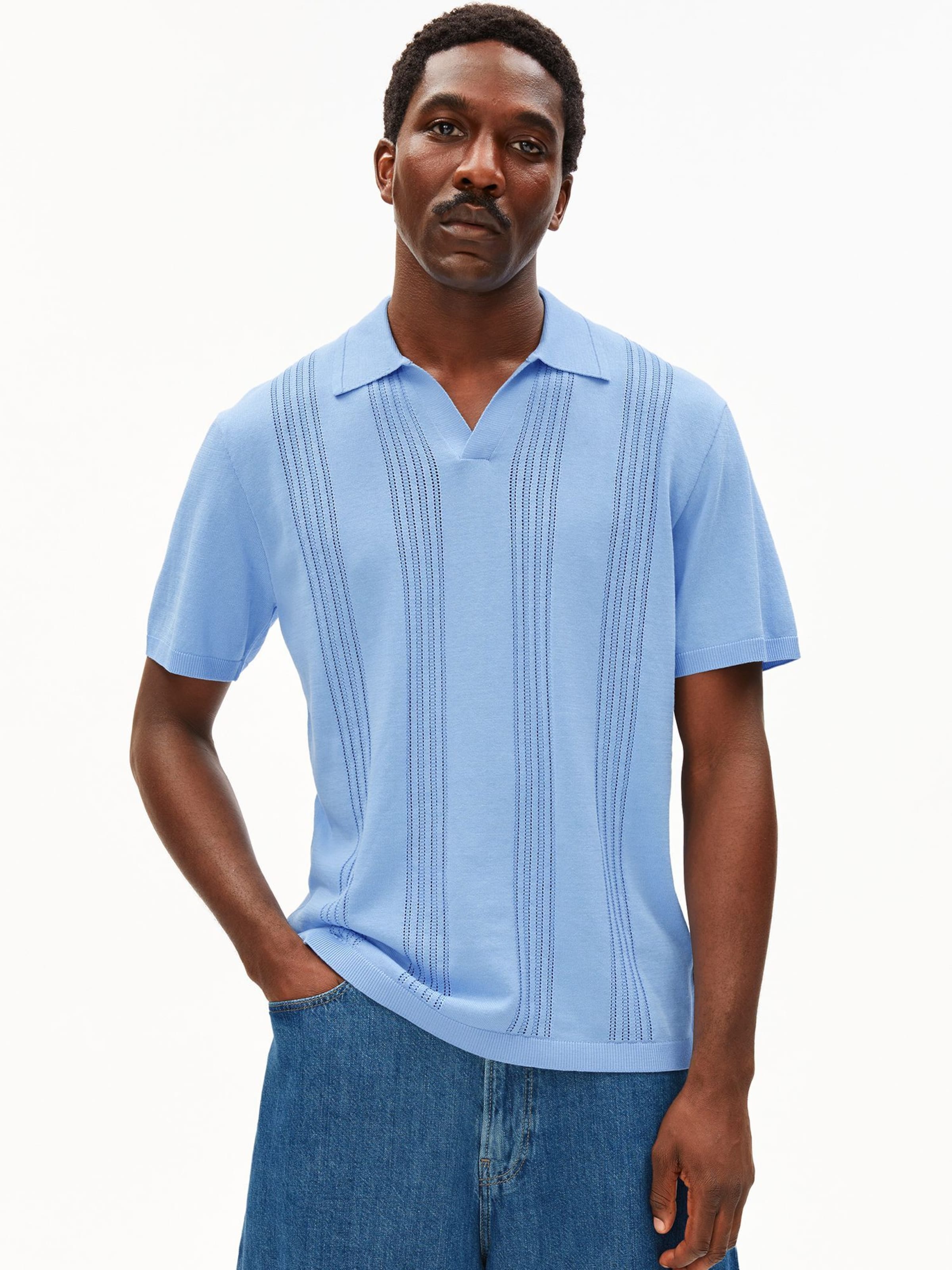 ARMEDANGELS Trui in Blauw: voorkant