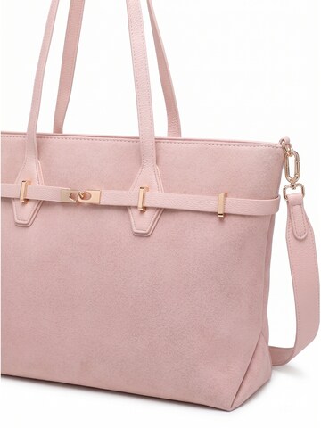 Borsa a mano 'Borsa a Mano Donna Ecopelle - Modello KSD52134 con Tracolla Staccabile' di Kassandra in rosa
