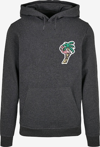 Mister Tee Sweatshirt 'Flamingo' in Grey: front