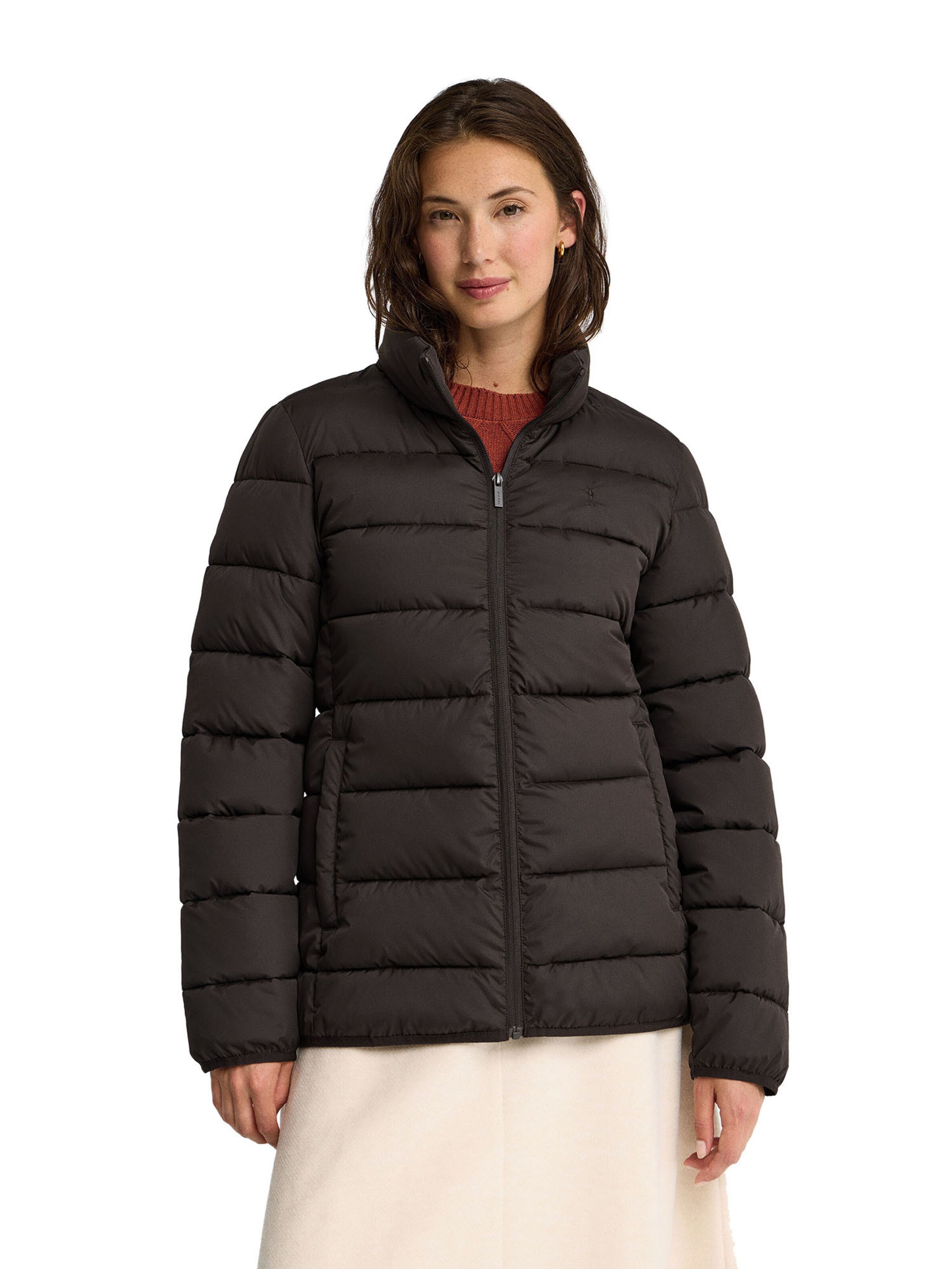 Polo Club Winterjacke in Schwarz: Vorderseite
