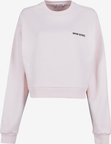 9N1M SENSE Sweatshirt in Roze: voorkant