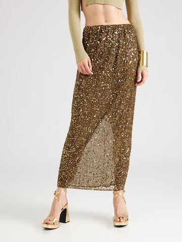 Nasty Gal Skirt in Gold: front
