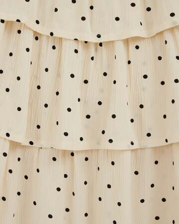 WE Fashion Obleka | bež barva