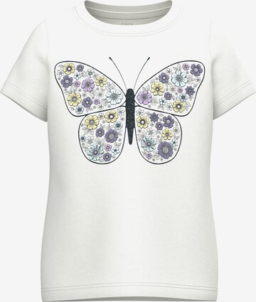 NAME IT - Camiseta 'VEEN' en blanco: frente