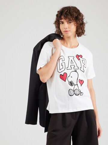 T-shirt GAP en blanc : devant