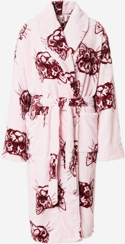 Lindex Long Bathrobe in Pink: front