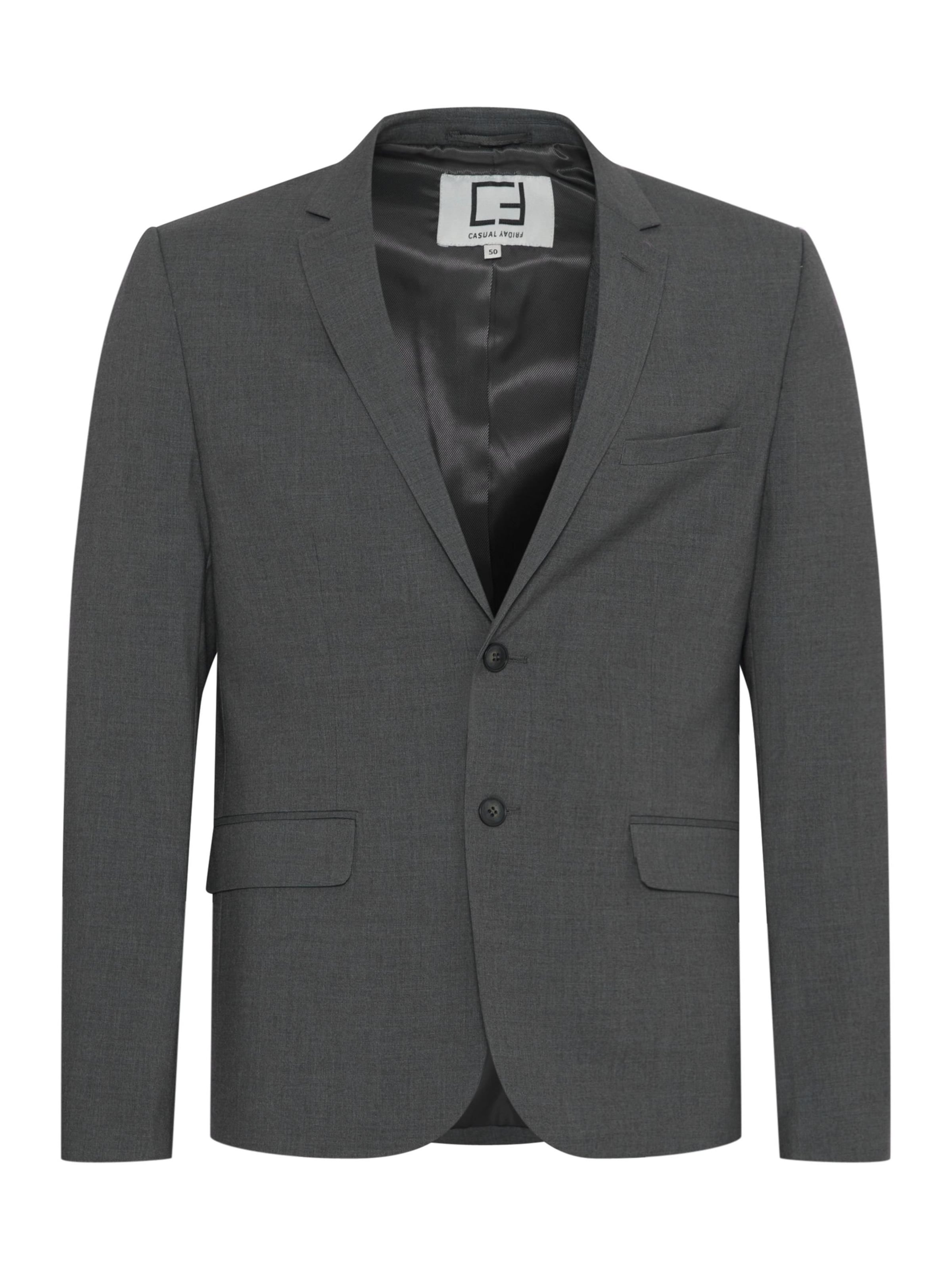 Casual Friday Regularen Suknjič &#x27;CF Bernd&#x27; | siva barva: sprednja stran