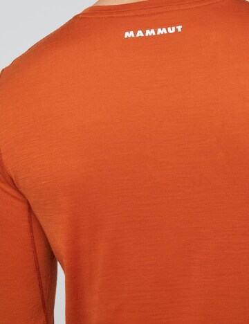 MAMMUT Funktionsshirt ‘Tree Wool' in Orange