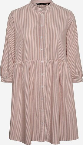 VERO MODA Shirt dress in Brown