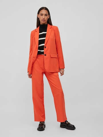 VILA Regular Pants 'Kammas' in Orange