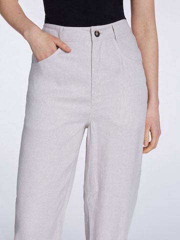 Regular Pantalon SET en gris