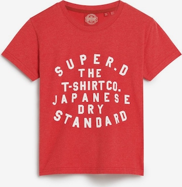 Superdry & Co Paita värissä punainen: etupuoli