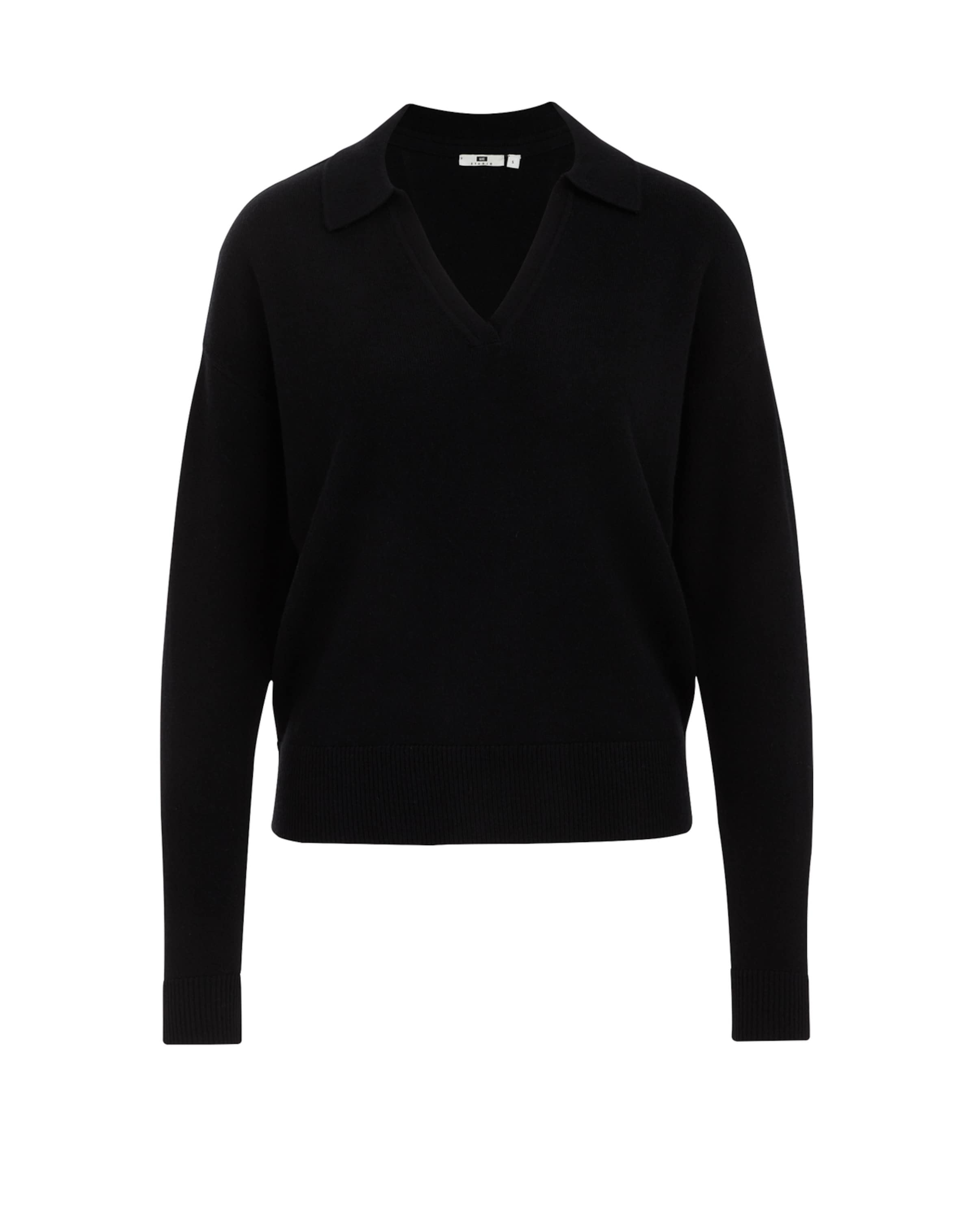 melns WE Studio Džemperis: no priekšpuses