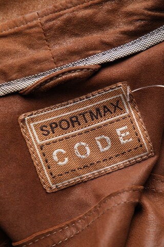 Sportmax Code Lederjacke XL in Braun