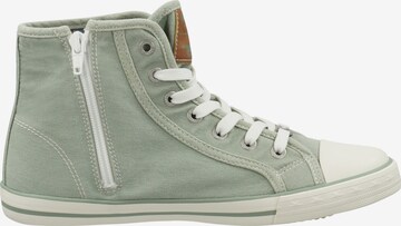 MUSTANG High-Top Sneakers in Green