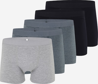 Boxer trumpikės 'Falk' iš ABOUT YOU, spalva – tamsiai mėlyna / margai mėlyna / margai pilka, Prekių apžvalga