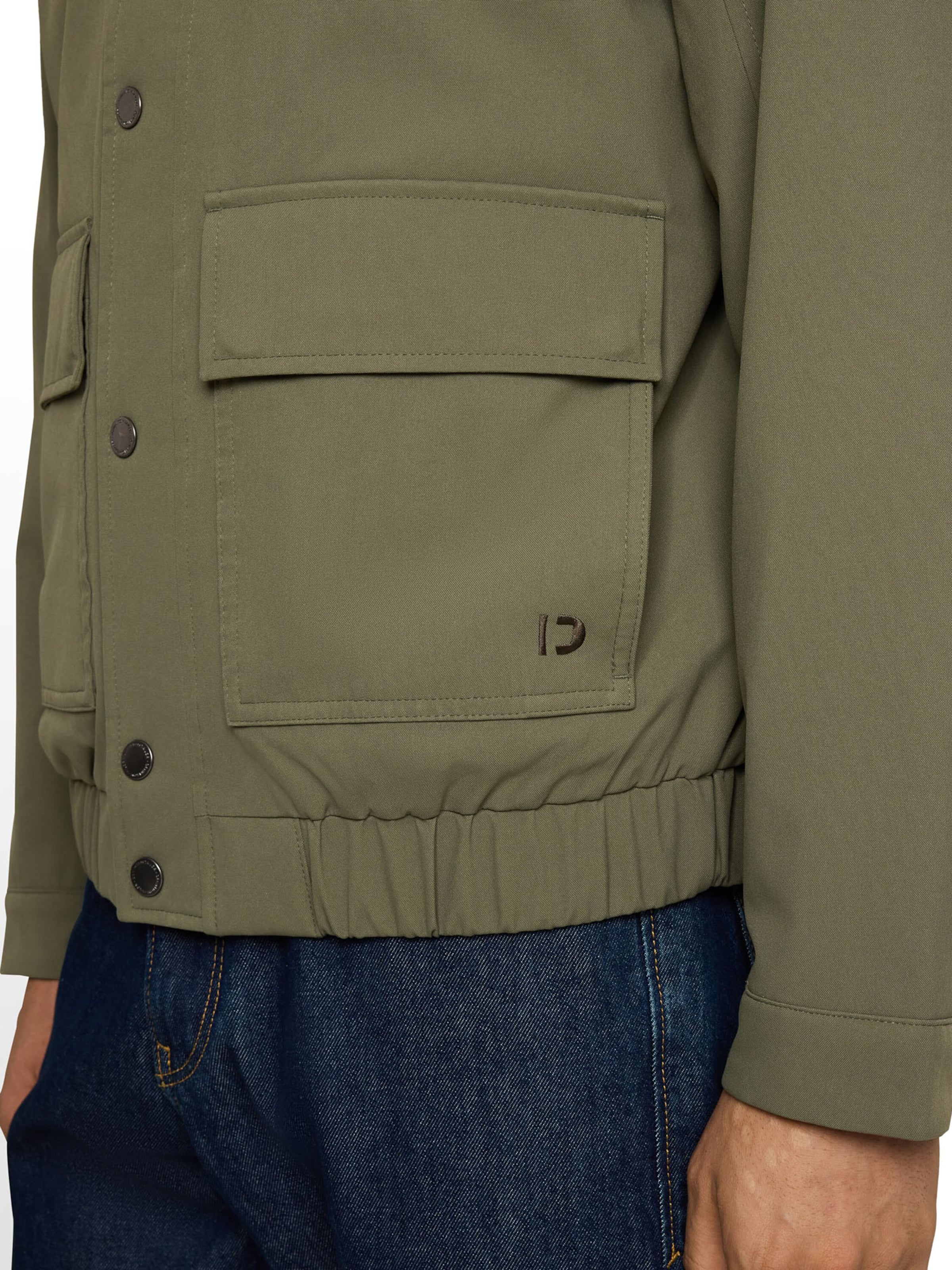 TOM TAILOR DENIM Jacke in Grün