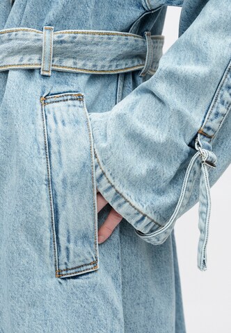 HUGO - Sobretudo meia-estação 'Garena_3_B' em azul